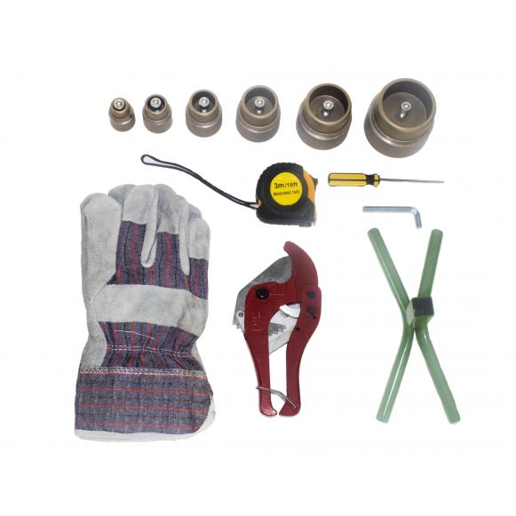 Trusa pentru sudat tevi Procraft PL2300, 1500W, 50-300°C, 6 bacuri [4]