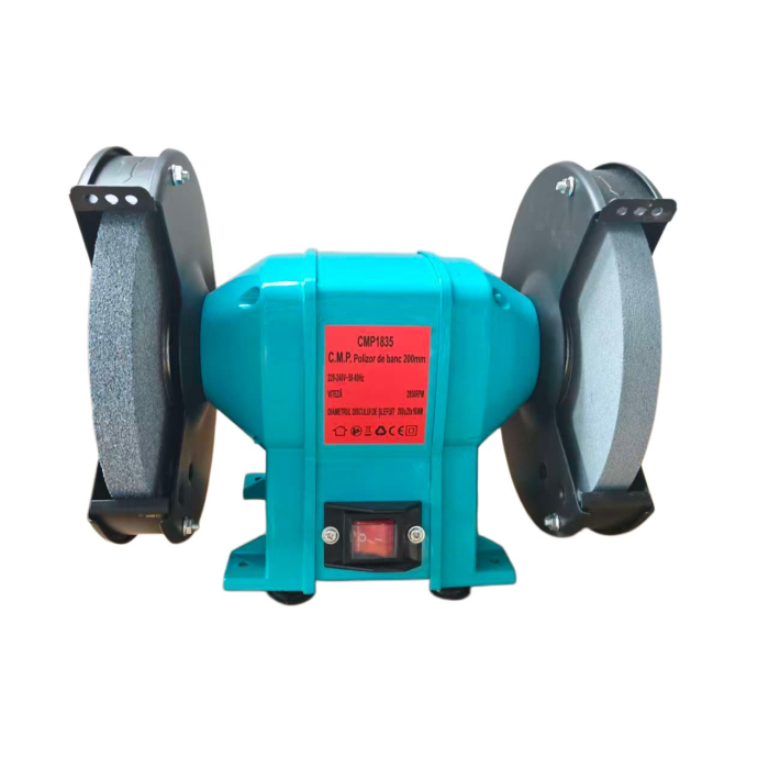 Polizor de banc Uralmash Campion, Diametru 200mm, 2950RPM, Buton On/Off [3]