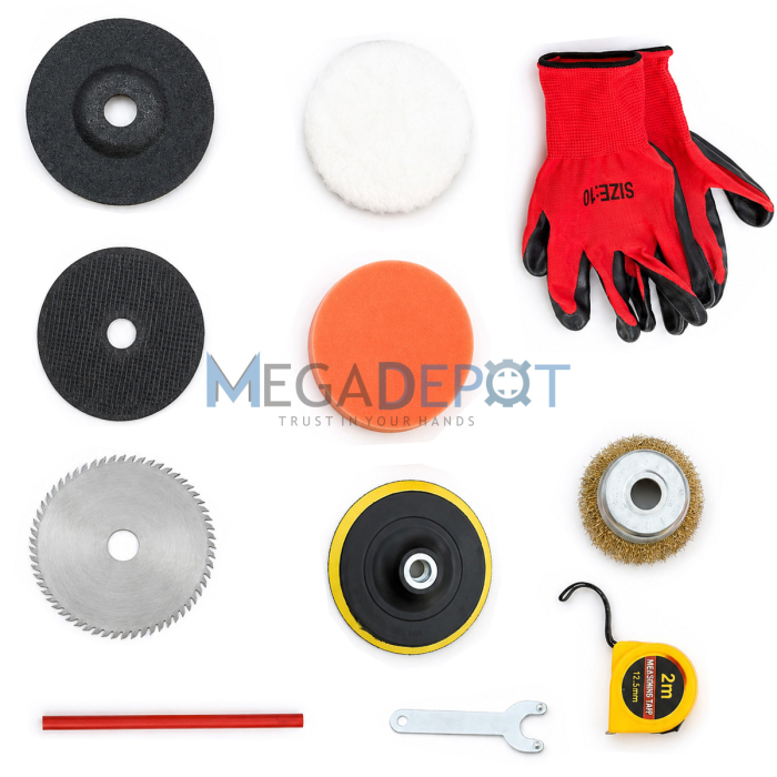 Polizor unghiular Altai Campion PRO AG1825, 1250W, 11000RPM, Disc 125mm, Set complet de accesorii [3]