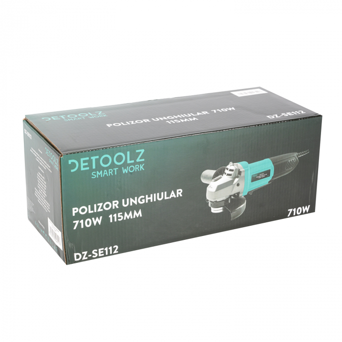 Polizor Unghiular DETOOLZ DZ-SE112, 710W, 115mm, DZ, (flex) [7]