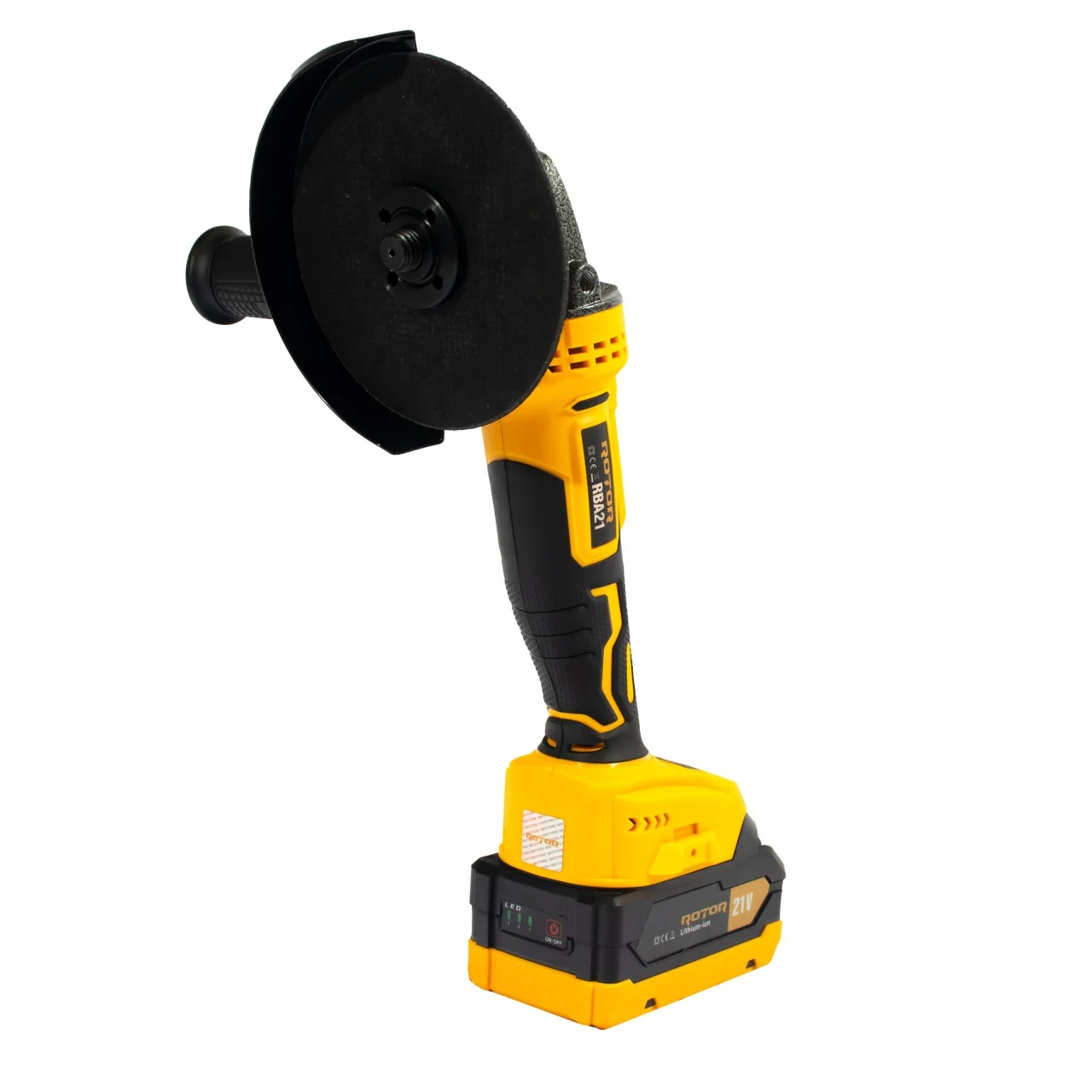 Polizor unghiular (flex) cu acumulator Rotor, 21V/3Ah, 8500RPM, Variator [3]