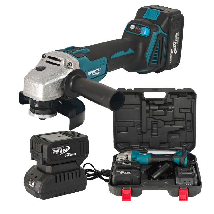 Polizor Unghiular pe Acumulator DDT-CRISTAL , 24V/4Ah, Motor Brushless, 820W, 8500 rot/min [1]