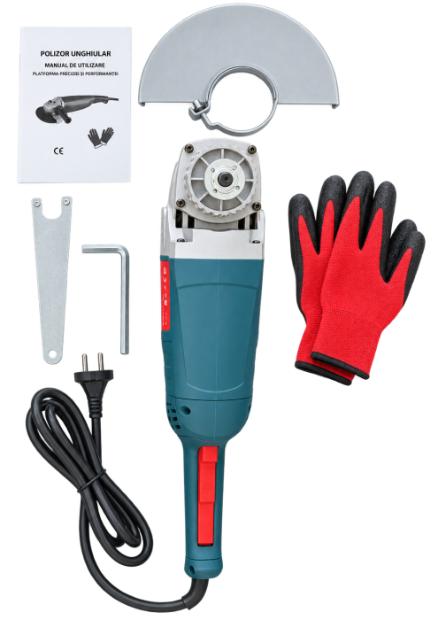 Polizor unghular (flex) Ural, 3000W, 6000RPM, Diametru disc 230mm [4]