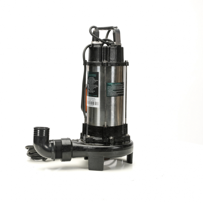 Pompa apa submersibila Detoolz WQD1500DF, 1500W, Adancime 7m, Debit 23 mc³/h, Inaltime 14m, cu tocator [3]