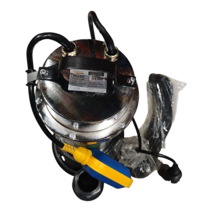 Pompa de apa murdara Craft-Tec Aqua, 3100W, 2860RPM, H 7-20m, Debit 6-25m³/h , Cablu 10m, Inox [4]