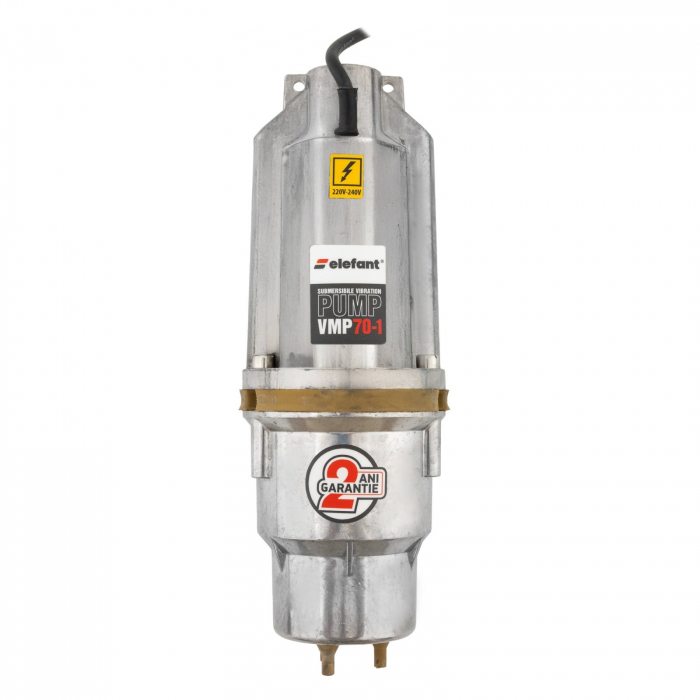 Pompa de apa pe vibratie Elefant VMP70-1, 350W, Debit 18L min., 3 sorbi