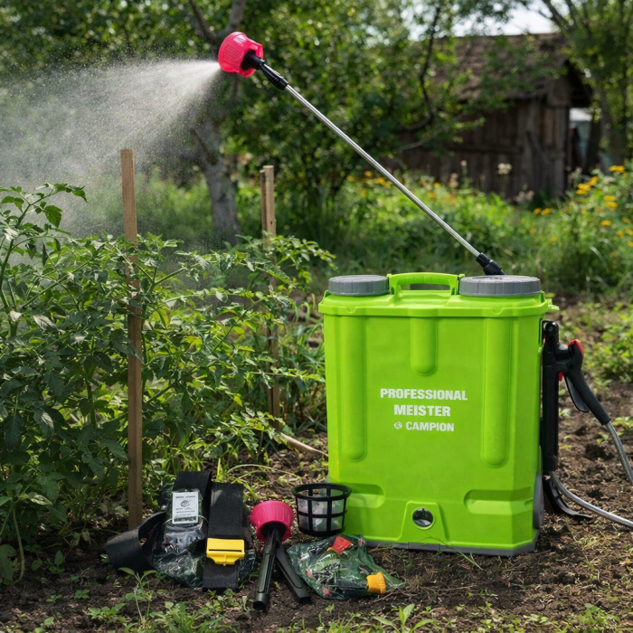 Pompa de stropit cu acumulator Nowa, 12V/8Ah, Capacitate 16L, Debit 3.6L/min. [5]