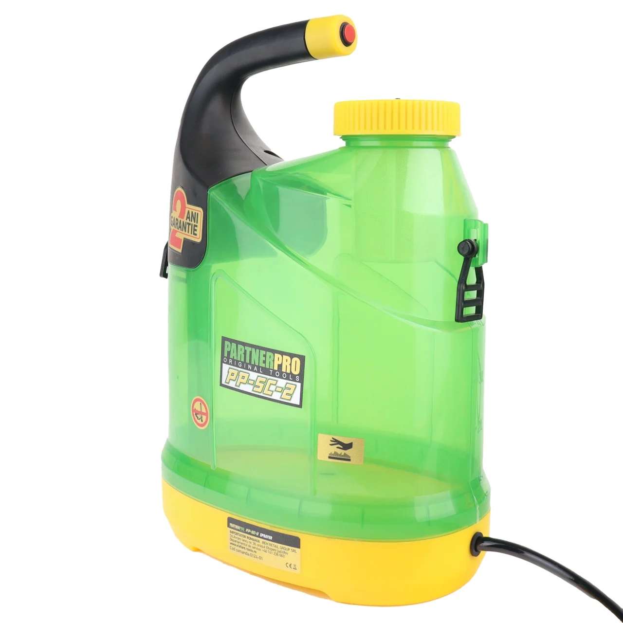 Pompa de stropit cu acumulator PartnerPRO, Capacitate 5L, 5V/1Ah, 2500mAh, Incarcare USB [3]