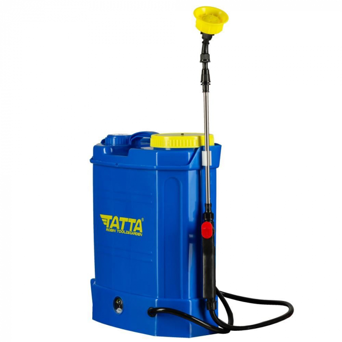 Pompa de stropit cu acumulator Tatta TP-1201A,  Capacitate 12L, Albastra [2]
