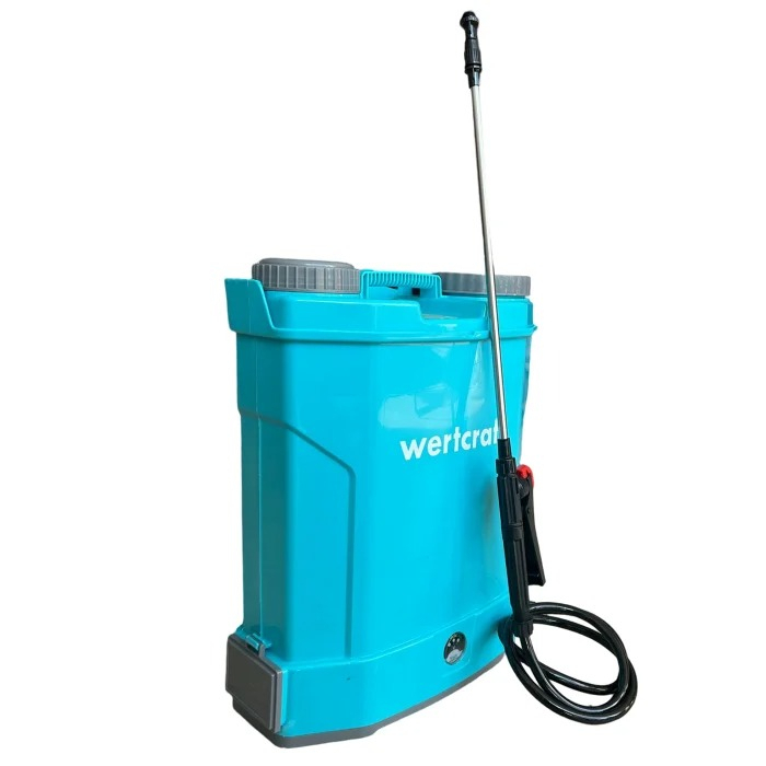 Pompa de stropit WertCraft 16L cu acumulator, duze si regulator de presiune inclus, 8 ah, 2.6l/min, 5.5 bar [2]