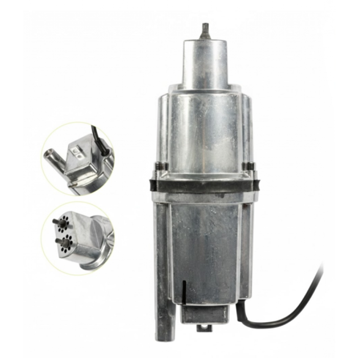 Pompa pe vibratie VMP-60 Craft-Tec Aqua, 1000W, 2 sorburi, Debit 35L min., 2860RPM, Adancime 7m, 10m cablu