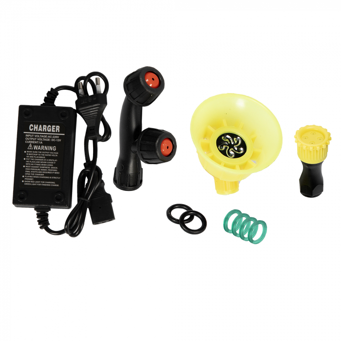 Pompa stropit 2 in 1 (acumulator+manuala) HERLY GF-0639, 16L, Galbena [8]