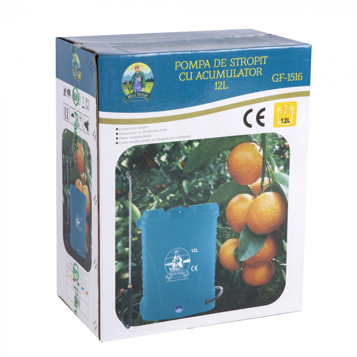 Pompa stropit, cu acumulator,Micul Fermier - GF-1516, 12L [7]