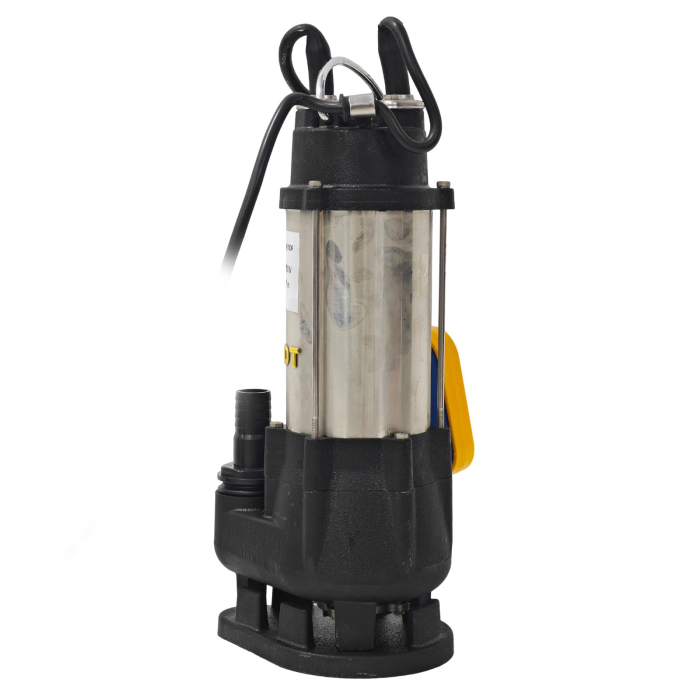 Pompa submersibila cu dublu tocator si plutitor pentru apa murdara,dimensiuni compacte, DDT, V370DF, Inox [7]