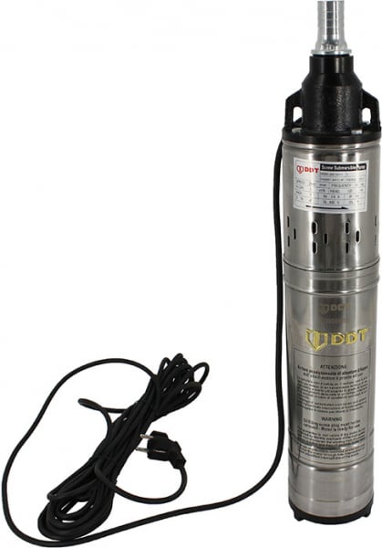 Pompa submersibila, DDT, QGD120 Inox-Fonta, 1.1 kW, 50 l min, 10 m cablu de alimentare