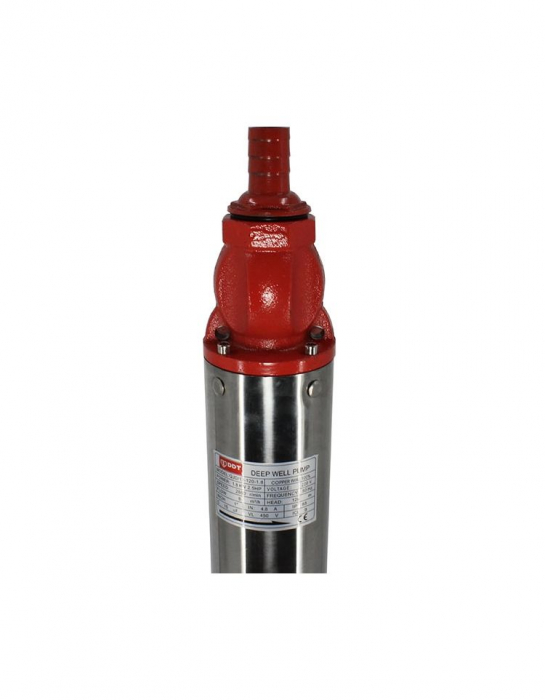 Pompa submersibila de mare adancime DDT QJD12-120-1.8, Inox, 1800W, 8 m³/h, 12 turbine, 120m, 15m cablu [2]