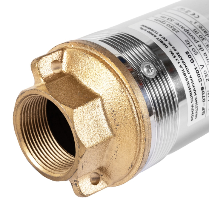 Pompa submersibila Micul Fermier, pentru apa curata, 1.1 kW, debit 6300 l/h, inaltime maxima pompare 53 m, 8 turbine [4]