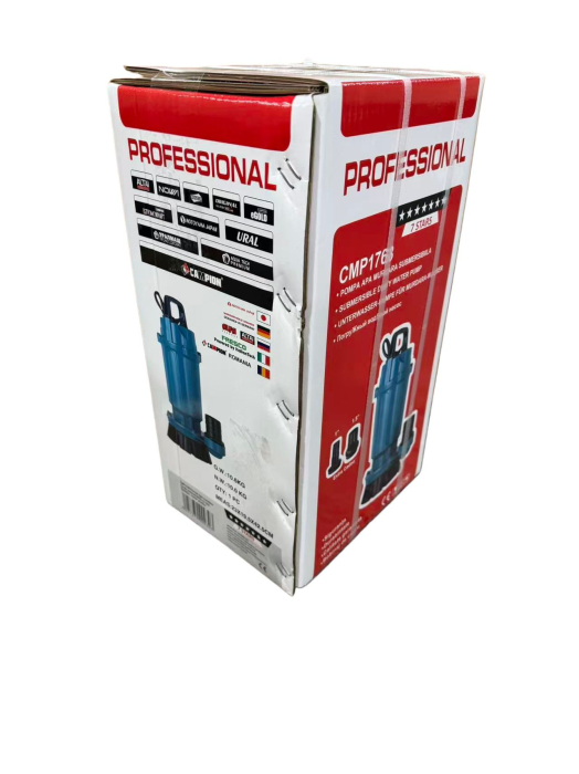 Pompa submersibila pt. apa murdara Aqua Tech Premium QDX30-45-1.5, 1.5kW, H45m, 30m³/h, 2860RPM, Racord 2", Reductii 1 si 1.5" incluse, 7.5m cablu [3]