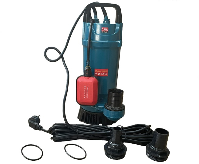 Pompa submersibila pt. apa murdara cu plutitor Aqua Tech Premium QDX30-45-1.5F 1.5kW H45m 30m  ³ h 2860RPM Racord 2   Reductii 1 si 1.5   incluse 7.5m cablu