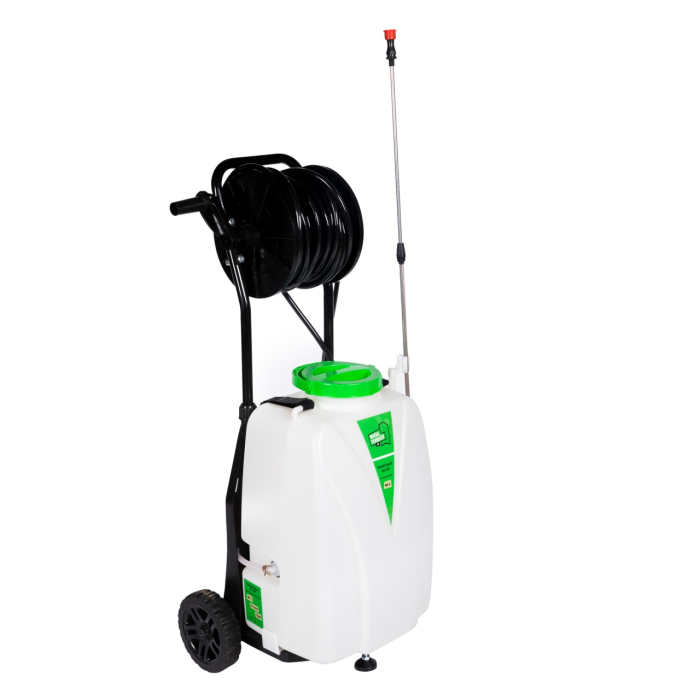 Pulverizator cu acumulator Micul Fermier, volum 40 litri, cu roti [8]