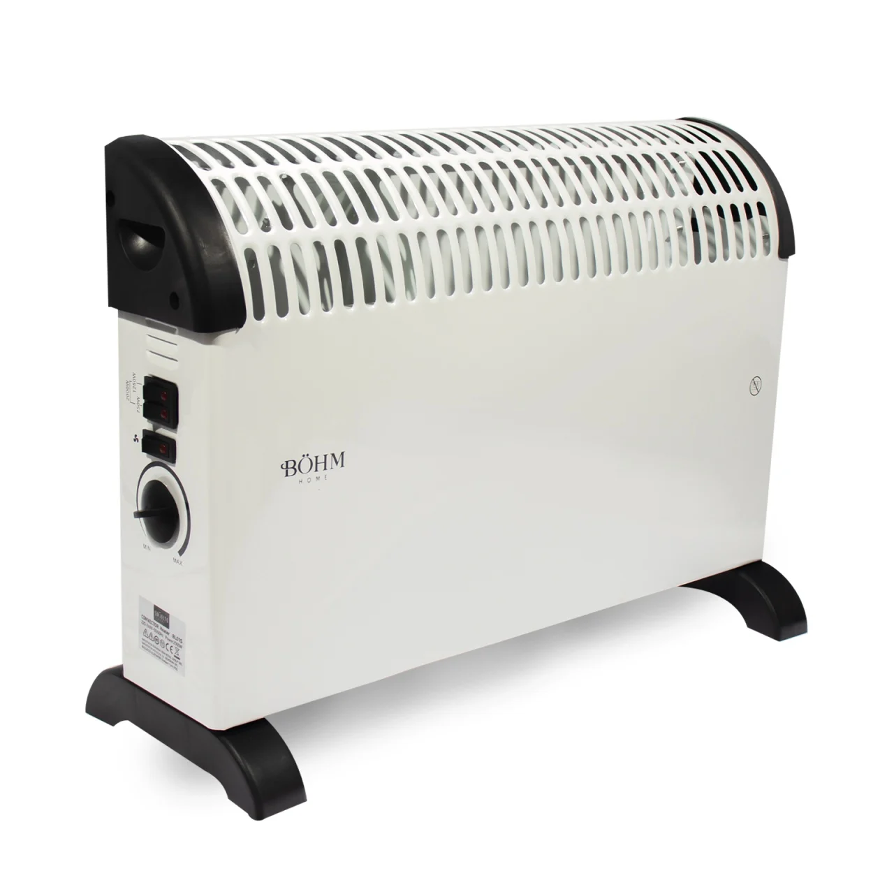 Radiator electric cu ventilator turbo BOHM, 2000W, timer 24h, termostat, suprafata incalzire 20-25 m ²