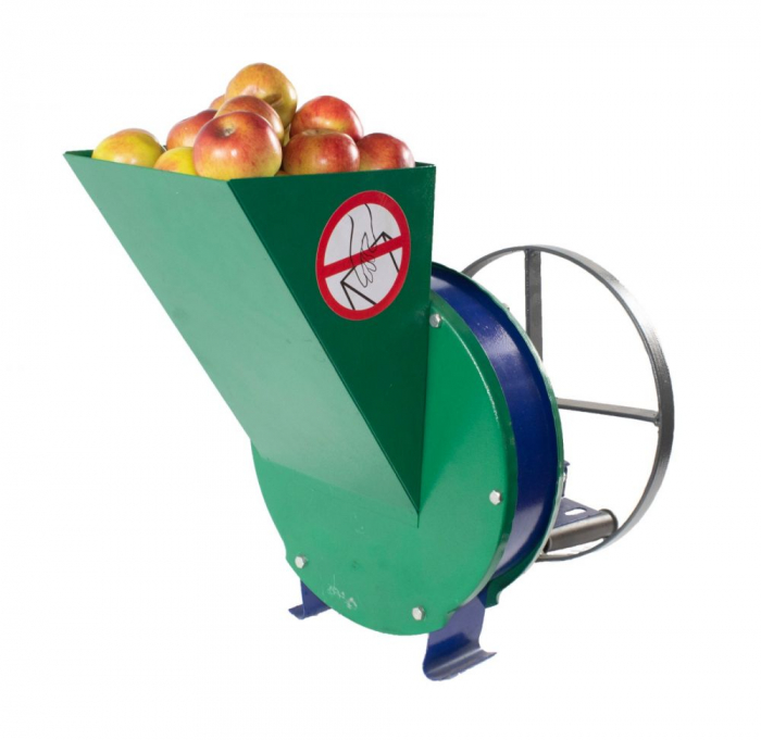 Razatoare fructe Vinita, manuala + fulie atasare motor, Cutit inox, 250kg/h, Capacitate 5kg [4]