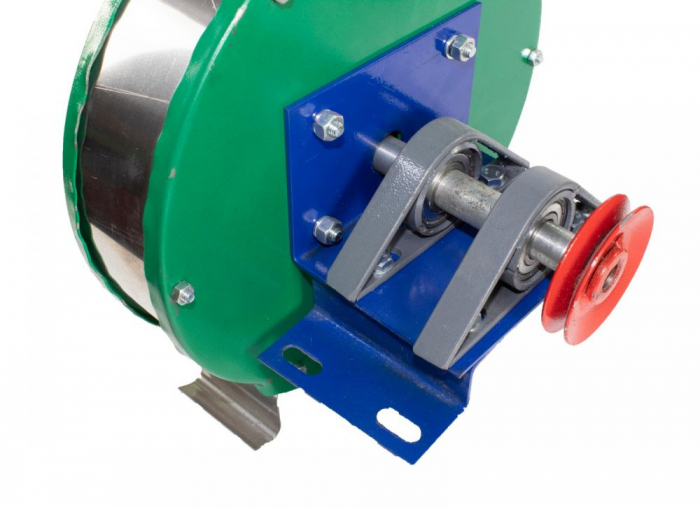 Razatoare fructe Vinita, manuala + fulie atasare motor, Cuva inox, >14kg la 60 rotatii, Capacitate 5Kg [5]