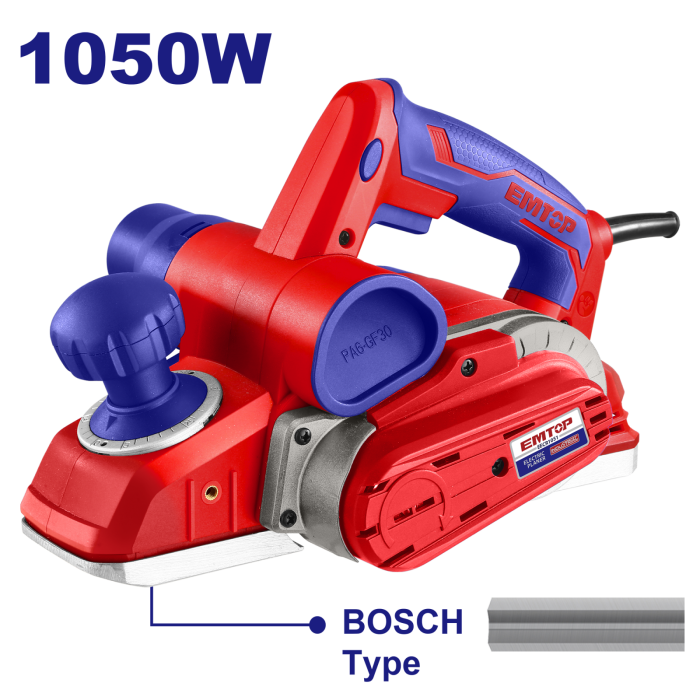 Rindea electrica 1050W, adancime de lucru 3mm - EECR1051, EMTOP [1]