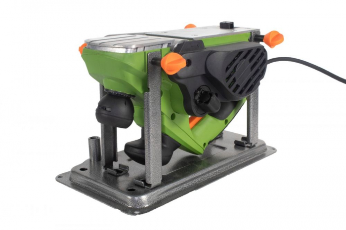 Rindea Electrica cu masa Procraft PE1650, 850W, 16000 rpm, 2 cutite + sac colectare [2]