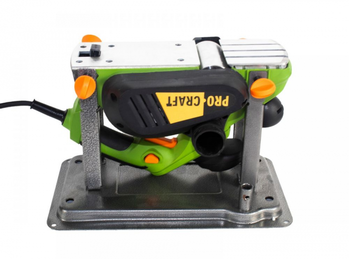 Rindea Electrica cu masa Procraft PE1650, 850W, 16000 rpm, 2 cutite + sac colectare [4]