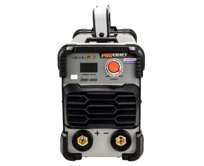 Aparat de sudura tip Invertor ProCraft  Industrial RWI 400, Profesional, Heavy Duty, Accesorii Incluse [3]