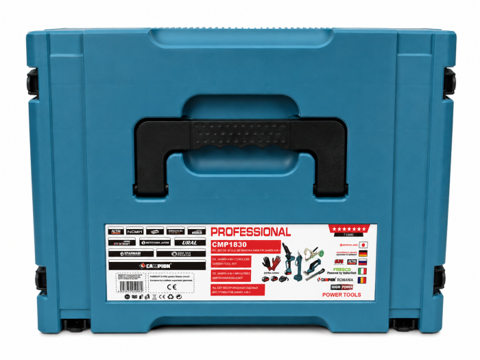 Set Profesional 5 in 1 pe Acumulator ALTAI Campion PRO - 48V / 6Ah, 2 Acumulatori, Fierastrau, Foarfeca crengi, Masina de tuns gard viu/ gazon Aparat vita-de-vie [11]