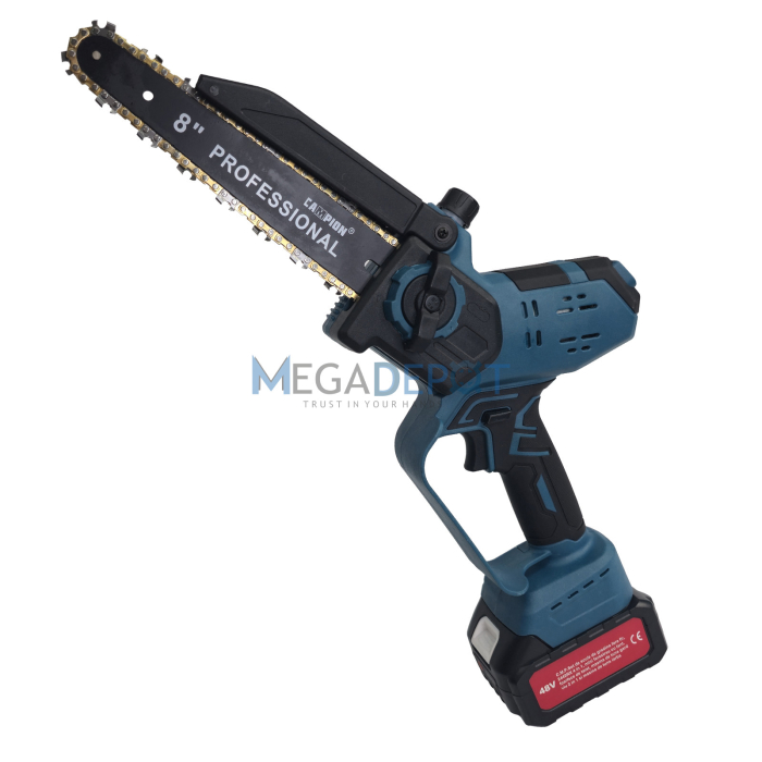 Set Profesional 5 in 1 pe Acumulator ALTAI Campion PRO - 48V / 6Ah, 2 Acumulatori, Fierastrau, Foarfeca crengi, Masina de tuns gard viu/ gazon Aparat vita-de-vie [2]