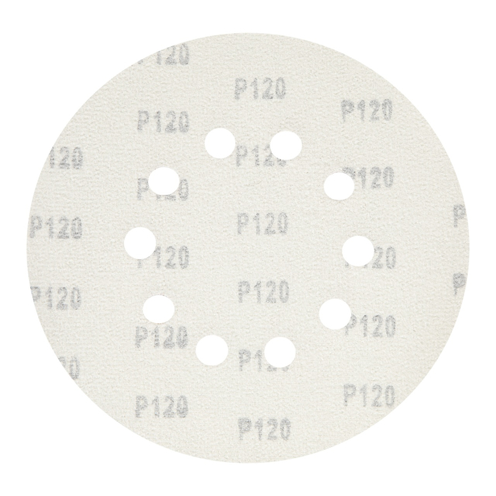 Set hartie abraziva 215mm P120 10 gauri, slefuitor [2]