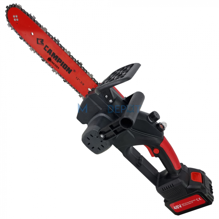 Set mini fierastrau Campion Mencoza, 48V, 2 acumulatori, Incarcator, Lama 12”, Geanta transport [3]