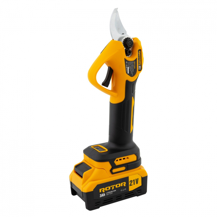 Set Minifierastrau + Foarfeca de taiat crengi Rotor, 21V/ 3Ah, 500/600W, 4500RPM, 2 Acumulatori inclusi [2]