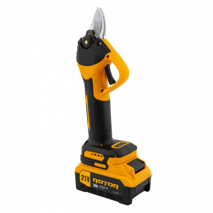 Set Minifierastrau + Foarfeca de taiat crengi Rotor, 21V/ 3Ah, 500/600W, 4500RPM, 2 Acumulatori inclusi [7]