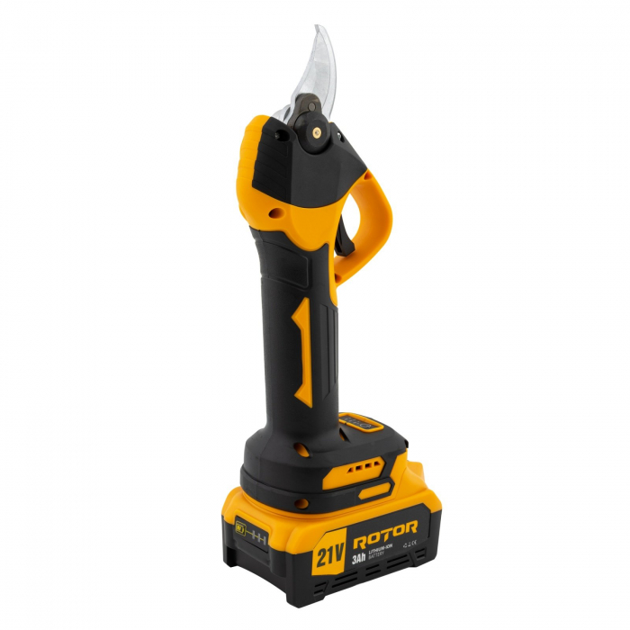 Set Minifierastrau + Foarfeca de taiat crengi Rotor, 21V/ 3Ah, 500/600W, 4500RPM, 2 Acumulatori inclusi [9]