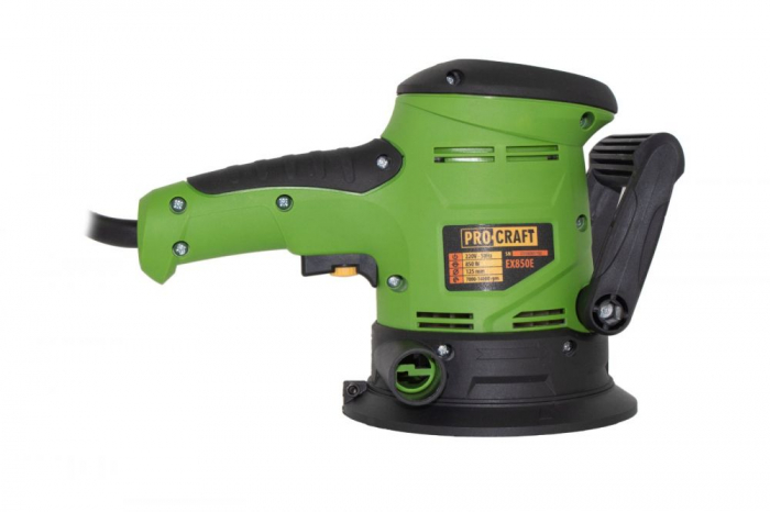 Slefuitor Orbital Procraft EX850E, 125 mm, 450W, 14000RPM, variator viteza [3]