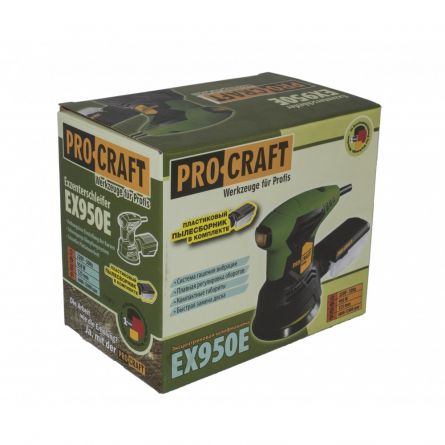 Slefuitor Orbital cu excentric Procraft EX950E, 240W, 12000RPM, Diametru disc 125mm [4]