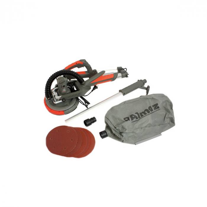 Slefuitor pliabil de pereti, cu aspirator, Almaz AZ-EC001, 750W, LED, Ø225mm [3]