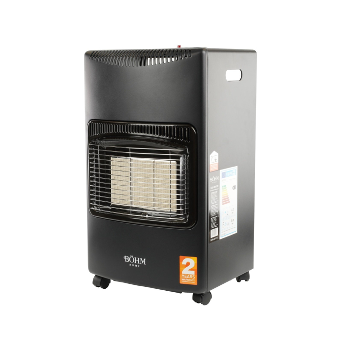 Soba pe gaz BOHM, 4.20kW, 3 trepte putere, suprafata incalzire 20-80m², regulator GPL + furtun GPL 1.5 m [5]