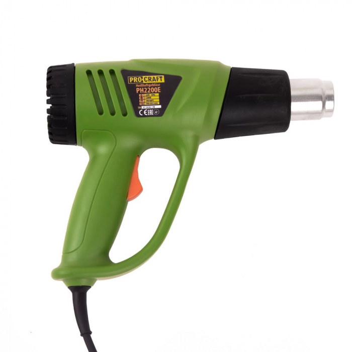 Suflanta aer cald (feon) Procraft PH2200E, 2.0 kW, 600 grade C, 650 L/min., 4 duze [3]