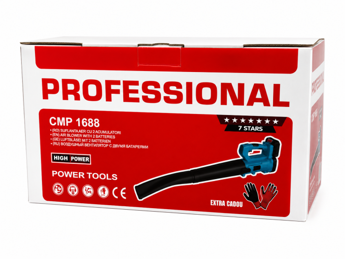 Suflanta de aer pe acumulator ALTAI Campion PRO, 48V/6Ah, 2 Acumulatori, 6 Viteze , Incarcator, Manusi incluse [9]