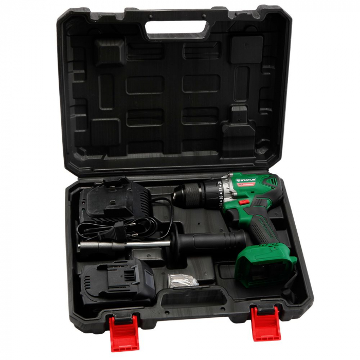 Surubelnita electrica Status CTW24Li, 20V, 4Ah, 2 acumulatori, fara carbuni [4]