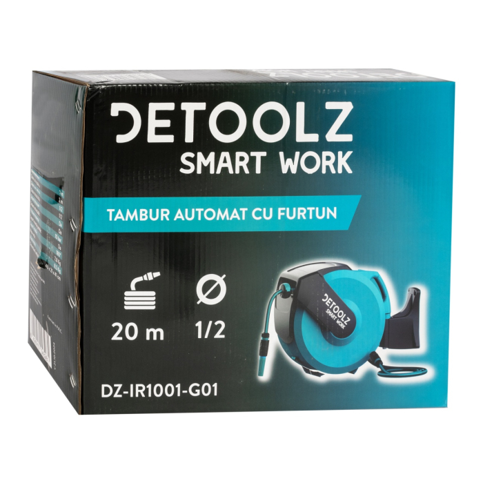 Tambur automat Detoolz cu furtun 20m 1/2“ G01 [8]