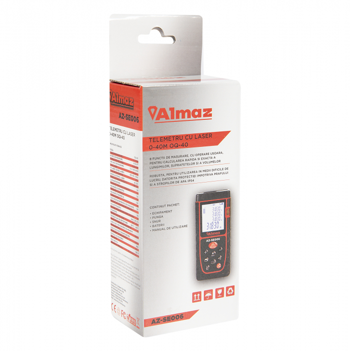 Telemetru cu laser Almaz AZ-SE006, 0-40m OQ-40 [6]