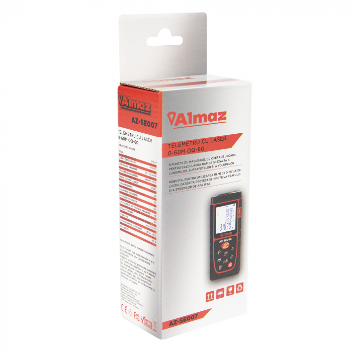 Telemetru cu laser Almaz AZ-SE007, 0-60m OQ-60 [6]