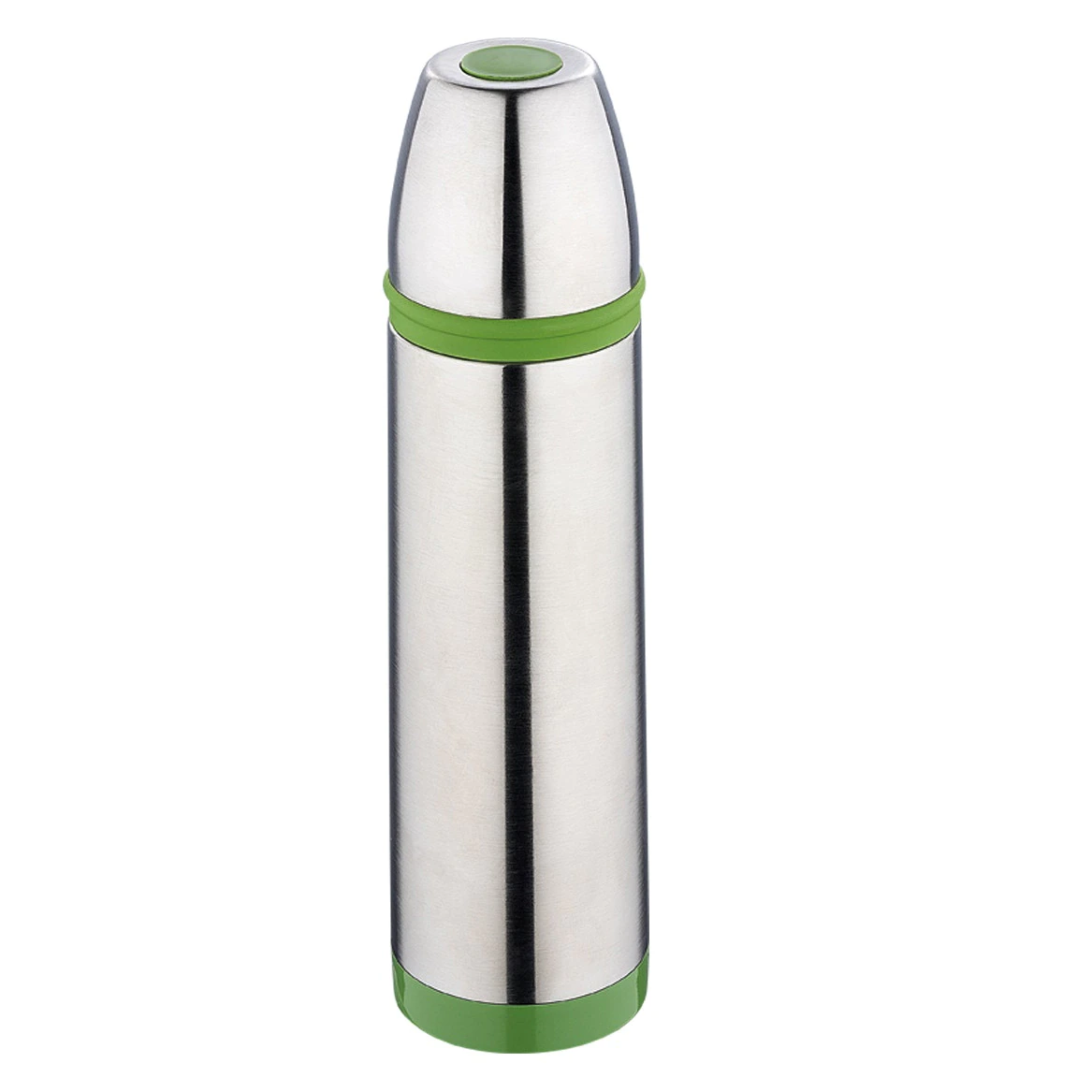 Termos 1l floria zln-1839, inox, inchidere ermetica, verde