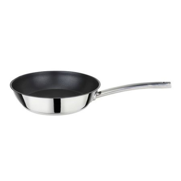 Tigaie zilan zln-4090, inox, anti-aderenta, 24 cm, compatibil inductie